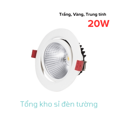 Đèn LED âm trần chiếu rọi Opal 20W Spotlight (DLR-20SS-T150)