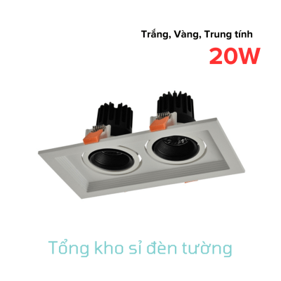 Đèn Spotlight đôi 2x10W (HL-B05-2x10)