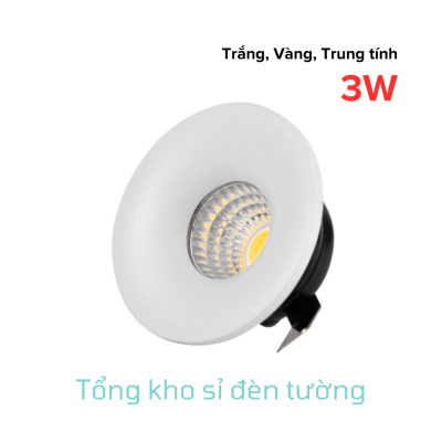 Đèn Led âm trần chiếu rọi Star 3W Spotlight (DLR-3SS-T48)