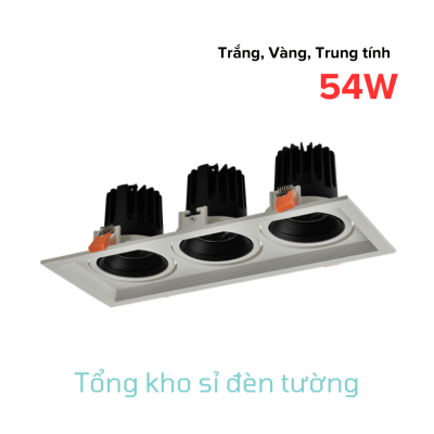 Đèn Spotlight hộp 3 3x18W (HL-B05-3x18)