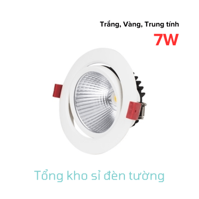 Đèn LED âm trần chiếu rọi Opal 7W Spotlight (DLR-7SS-T90)