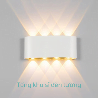 Đèn 8 tia vỏ trắng 8W (HL03)