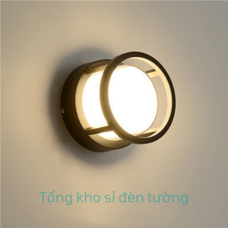 Đèn tường hình tròn có khung 12W (HL32)