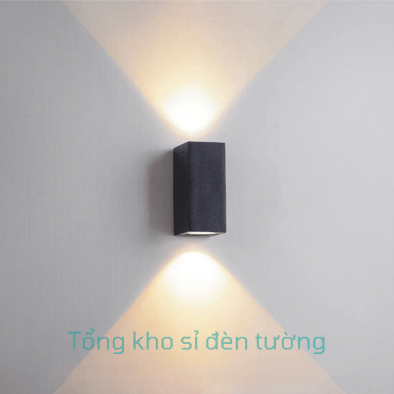 Đèn tường 2 đầu vuông 12W (HL40)