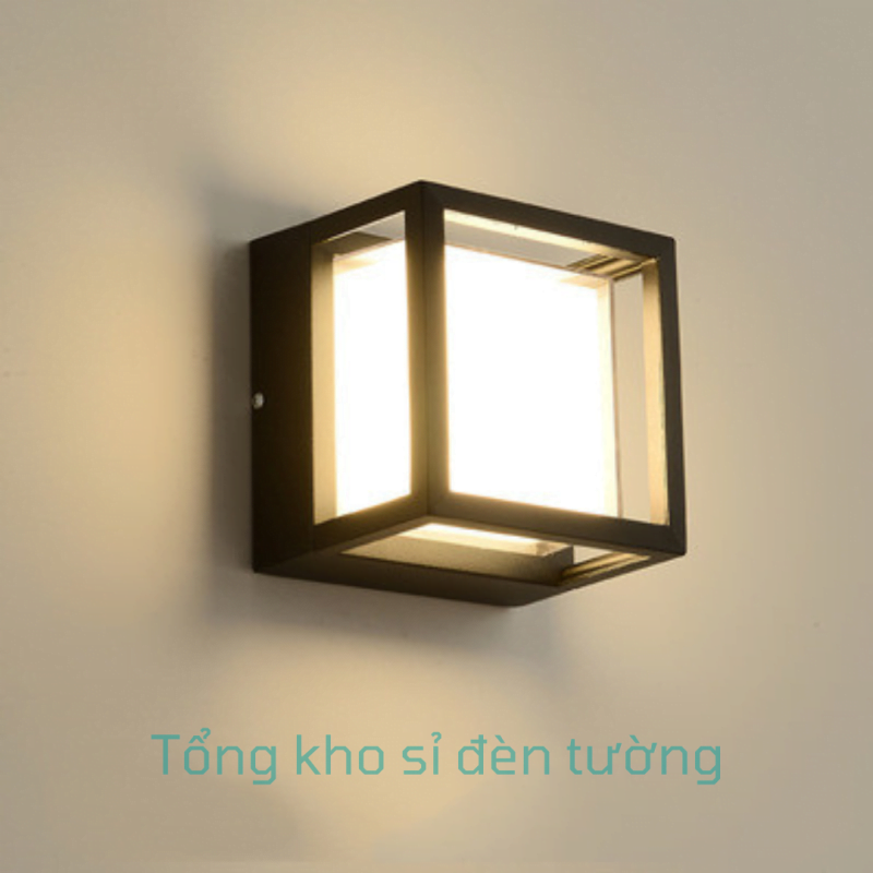 Đèn tường hình vuông có khung 12W (HL33)