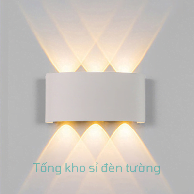 Đèn 6 tia vỏ trắng 6W (HL01)