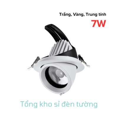 Đèn Spotlight B06 tròn chóa xoay 7W (AT-B06-RCG-7)